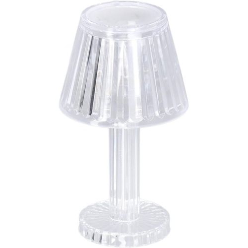 Kal-Lampe En Cristal, Lampe De Table En Cristal Petite Lampe De Table Lampe Acrylique Lampe De Table En Cristal Avec Commande Tactile Lampe En Cristal Led Sans Fil(Lumire Blanche Et Chaude)
