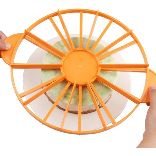 Kal-Lot De 10 Portionneurs  Tarte Ronds En Plastique Orange