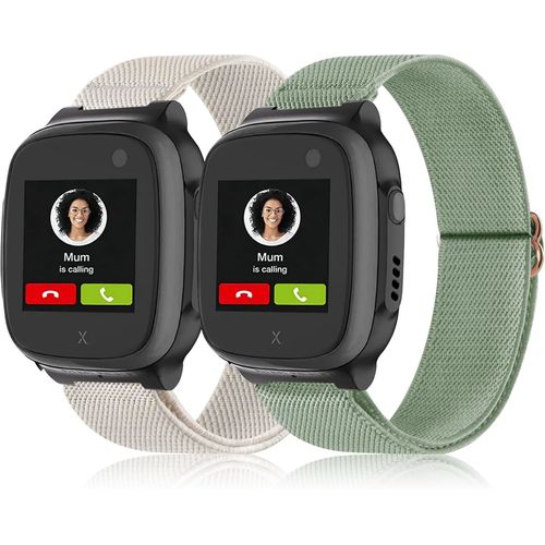 Kal-Lot De 2 Bracelets En Nylon Pour Enfants - Compatible Avec Xplora X5 / Xgo 2 / Xgo 3 - Bracelet De Rechange Doux Et Extensible Pour Fille Et Garon - Pour Xplora X5 Play / Xgo2 / Xgo3, Cadeau