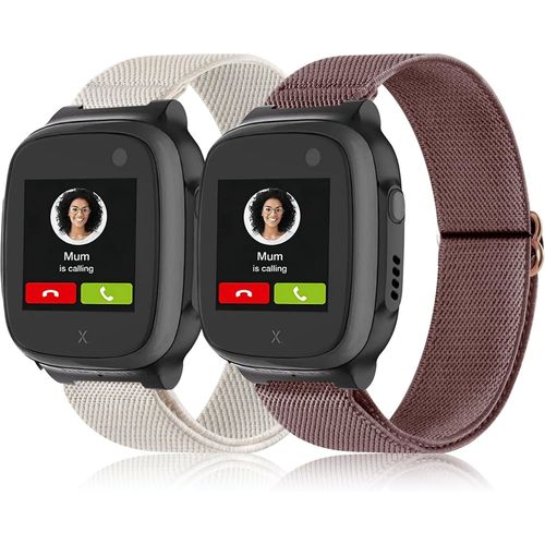 Kal-Lot De 2 Bracelets En Nylon Pour Enfants - Compatible Avec Xplora X5 / Xgo 2 / Xgo 3 - Bracelet De Rechange Doux Et Extensible Pour Fille Et Garon - Pour Xplora X5 Play / Xgo2 / Xgo3, Cadeau