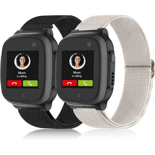 Kal-Lot De 2 Bracelets En Nylon Pour Enfants - Compatible Avec Xplora X5 / Xgo 2 / Xgo 3 - Bracelet De Rechange Doux Et Extensible Pour Fille Et Garon - Pour Xplora X5 Play / Xgo2 / Xgo3, Cadeau