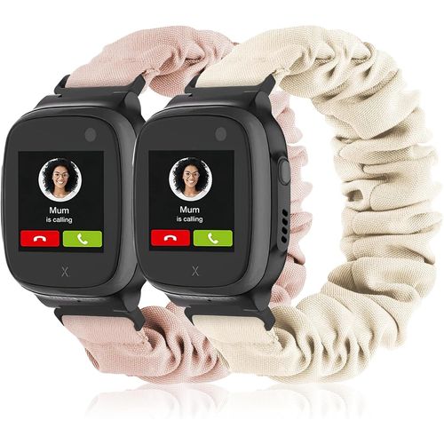 Kal-Lot De 2 Bracelets En Nylon Pour Enfants - Compatible Avec Xplora X5 / Xgo 2 / Xgo 3 - Bracelet De Rechange Doux Et Extensible Pour Fille Et Garon - Pour Xplora X5 Play / Xgo2 / Xgo3, Cadeau