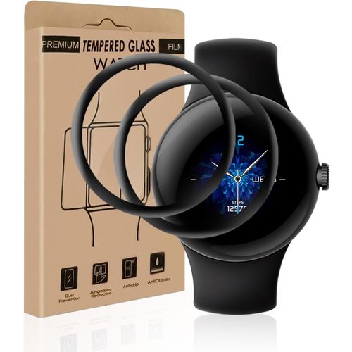 Kal-Lot De 2 Films De Protection D'cran En Verre Blind Pour Google Pixel Watch 3 45 Mm, Haute Rsolution Google Pixel Watch 3 45 Mm