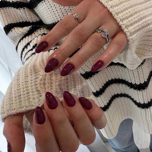 Kal-Lot De 30 Faux Ongles  Coller, En Acrylique, Courts, Ovales, pais, En Forme D'amande, En Forme D'amande, Naturels Ronds,  Coller