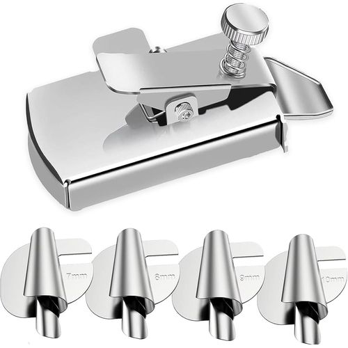 Kal-Lot De 4 Guides De Couture Magntiques En Acier Inoxydable -Pied  Coudre En Spirale (7 Mm  9 Mm) -Accessoire De Machine  Coudre Pour Travaux De Couture Prcis