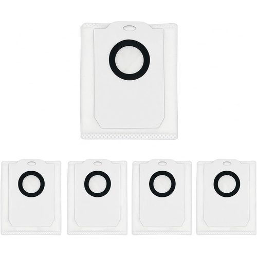 KAL-Lot De 5 Sacs De 3 L Pour Conga 8290, 2299, 2499 Et 7490 * | Sac Auto-Vidage Pour Robot Aspirateur Cecotec | Pices De Rechange Base Automatique Conga Ultra Home, Ultra Genesis, Immortal