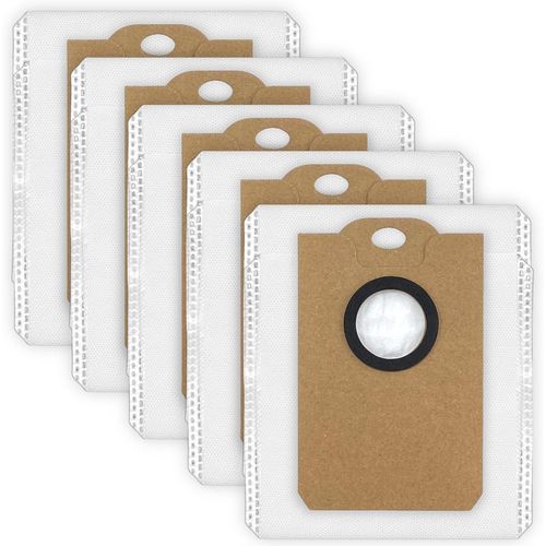KAL-Lot De 5 Sacs De Rechange Pour Aspirateur Robots | Compatible Avec Conga 2299 Ultra Home, 2499 Ultra, 7490 Immortal Home, 8290 Immortal Ultra Power. Auto-Vidange, Hypoallergnique.