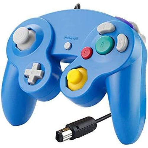 Kal-Manette Filaire Pour Game Cube,Contrleur Ngc Manette De Game Cube Classique Gc Game Cube Ngc Compatible Avec Game Cube Wii U Switch Pc Super Smash Bros