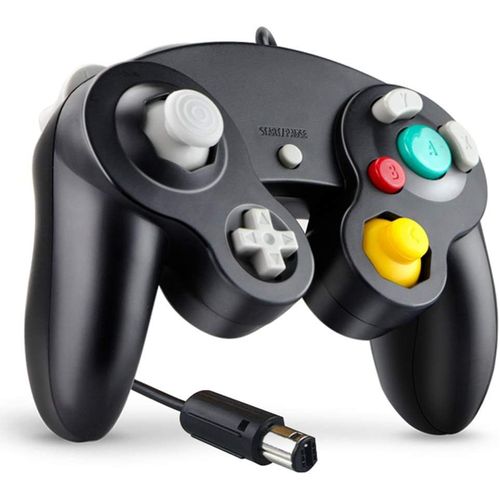 Kal-Manette Pour Gamecube,Manette De Gamecube Filaire Ngc Contrleur Classique Gc Game Cube Ngc Controller Compatible Avec Gamecube Wii U Switch Pc Super Smash Bros