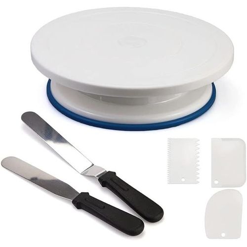 Kal-Moule  Gteau Pivotant Kit D'outils De Dcoration De Gteaux, Support De Gteau Professionnel De 11 