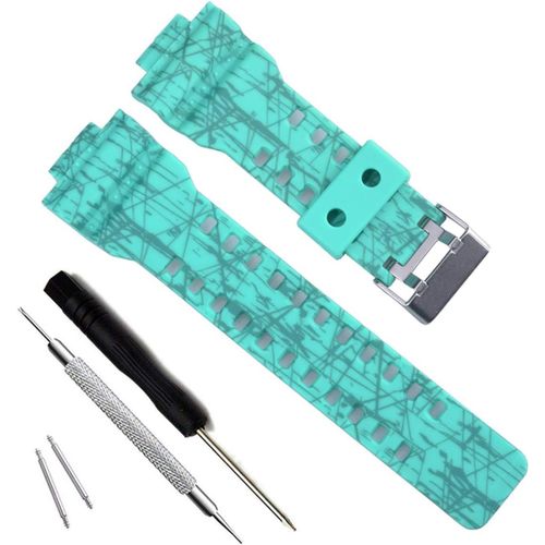 Kal-My Time Olibopo Natural Resin Replacement Watch Band Strap For Casio Mens G-Shock Gd120/Ga-100/Ga-110/Ga-100c