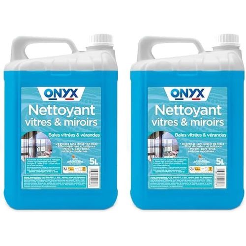 Kal-Nettoyant Vitres Et Vrandas -Nettoie, Dgraisse Et Fait Briller -Effet Deperlant -Fabrication Franaise -5l (Lot De 2)