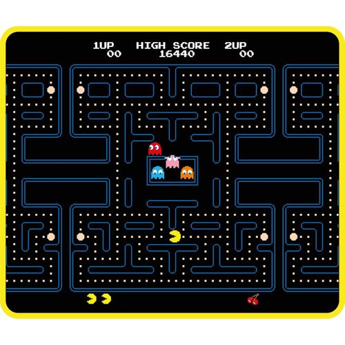 KAL-Pac-Man Tapis De Souris Gaming 32 X 27 Cm - Surface En Silicone 3D Ultra Fine