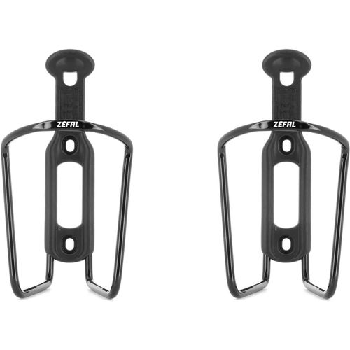 Kal-Pack Alu Plast 124 - Pack De Deux Porte-Bidons Velo - Porte Gourde En Aluminium Pour Tout Type De Velo - Lger Et Robuste - Noir