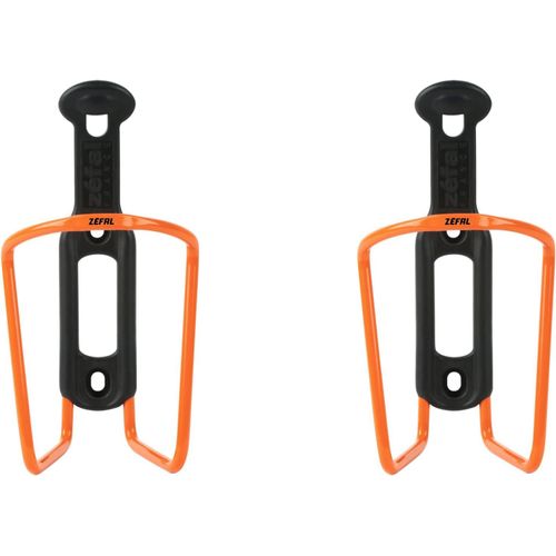 Kal-Pack Alu Plast 124 - Pack De Deux Porte-Bidons Velo - Porte Gourde En Aluminium Pour Tout Type De Velo - Lger Et Robuste - Orange