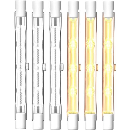 Kal-Pack R7s Ampoules  Halogne 118mm, 400w 3750lm R7s Ampoule  Halogne Linaire Dimmable, 2700k Chaud Blanc J118 Ampoules De Scurit Lampe Pour Projecteur Extrieur