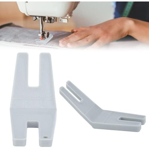 Kal-Pcs Outil De Pied-De-Biche En Plastique Pour Machine  Coudre Pied De Biche Couture Pieds  Ourlet Roul Ourlet Roulott Machine  Coudre,3.5 * 3.5cm,3 * 3cm