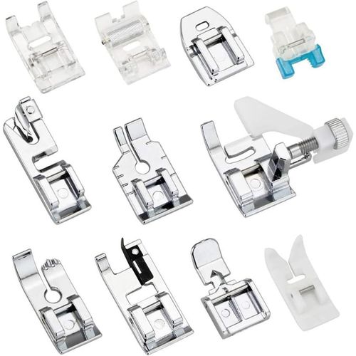 Kal-Pcs Pied De Biche Machine A Coudre Machine  Coudre Kit Pieds Machine  Coudre Domestique Accessoires Convient Aux Machines  Coudre Multifonctionnelles Domestiques