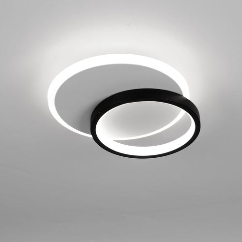 Kal-Plafonnier Led Moderne, Lampe De Plafond 24w En Acrylique 6000k Lumire Blanche Plafonnier Led Intrieur Luminaire Plafonnier Rond Pour Chambre Couloir Salon Escalier Bureau