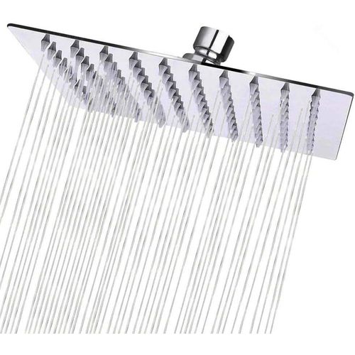 Kal-Pommeau De Douche  Effet Pluie Carr De 20,3 Cm, Pommeau De Douche Fixe En Acier Inoxydable 304 Avec 120 Jets En Silicone, Pour Une Installation Facile, Exprience De Douche Luxuriante