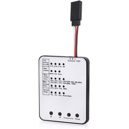 KAL-Rc Program Card Programmateur De Contrleur De Vitesse lectronique Pour Voiture Rc 25A -150A Esc