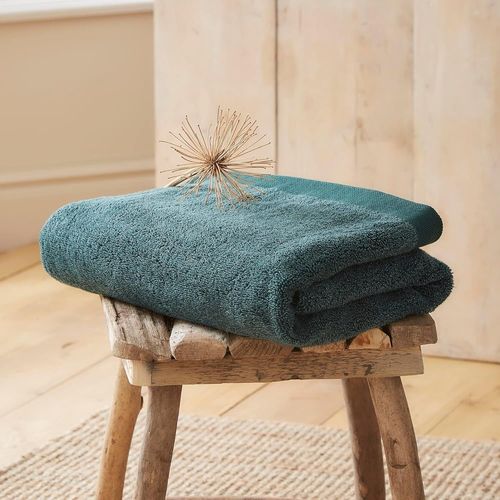 Kal-Serviette  Main Vert meraude (50 X 90 Cm) - Douce Et Absorbante - Serviette Premium 600gsm - Coton Durable - Serviettes De Salle De Bain En Vert - Serviette De Salle De Bain Verte
