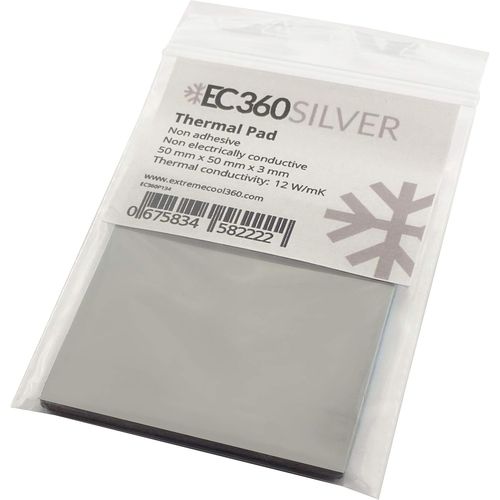 KAL-Silver 12W/Mk Pad Thermique (50 X 50 X 3,0 Mm)