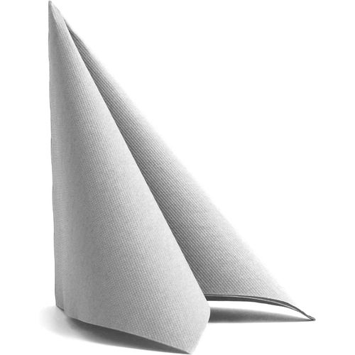 Kal-Soft Point Lot De 50 Serviettes De Table Jetables Gris 38 X 38 Cm