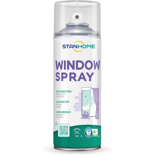 Kal-Spray Nettoyant Pour Vitres Window Spray, Nettoyage De Vitres Intrieures Et Extrieures Avec Ammoniac, Efficacit  100 %, 400 Ml