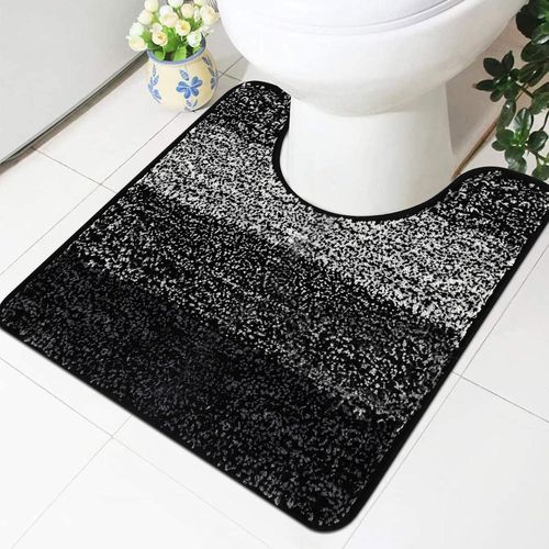 Kal-Tapis Contour Wc Antidrapant Super Absorbant En Forme De U Lavable