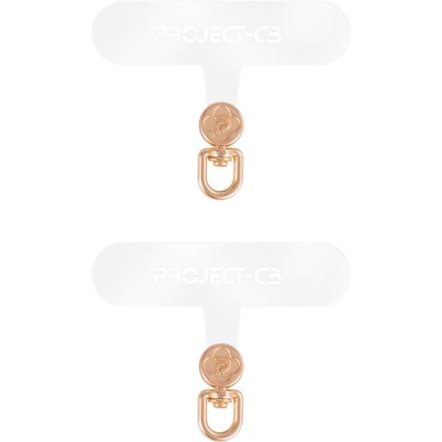 KAL-Tlphone Cordon Patch 2,Patch Universel Pour Cordon De Tlphone Sans Adhsif,Pice De Rechange Pour Sangle De Tlphone Portable(Transparent-Or)