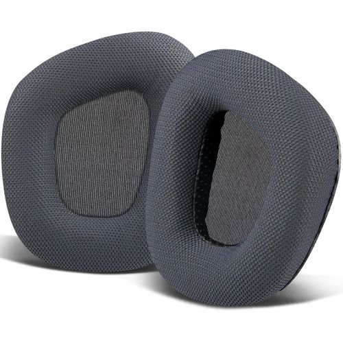 KAL-Tissu En Maille Mousse Coussin Coussinets Pour Corsair Void/Void V2/Void Pro/Void Elite/Surround Wired & Wireless Rgb Rgb Usb Gaming Casques, Coussinets Avec Mousse Isolante Contre Le Bruit
