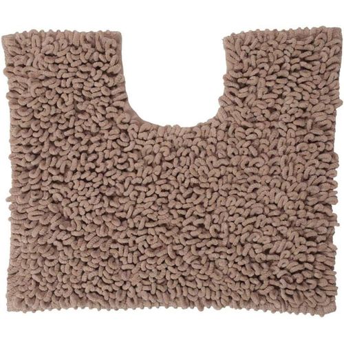 Kal-Twist, Tapis De Contour Wc, Microfibre, 45 X 50 Cm, Sable