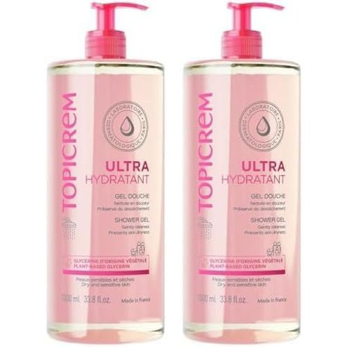 Kal-- Ultra Hydratant Gel Douche - Nettoie En Douceur, Protge Et Hydrate La Peau - Sans Savon, Texture Onctueuse, Odeur Dlicate, Peaux Sensibles Et Sches, Fabrication Franaise - 1000 Ml