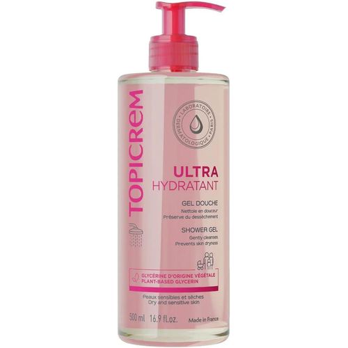 Kal-- Ultra Hydratant Gel Douche - Nettoie En Douceur, Protge Et Hydrate La Peau - Sans Savon, Texture Onctueuse, Odeur Dlicate, Peaux Sensibles Et Sches, Fabrication Franaise - 500 Ml