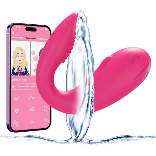 Kal-Vibromasseurs Feminin  Distance - App Vibromasseur Tlcommande Oeuf Vibrant Sans Fil Avec 9 Modes, Puissant Femme Sex ToyS Stimulateur Clitoridien Silencieux, Portable Vibrateur G Point Pour C
