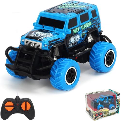 KAL-Voiture Tlcommande Pour Enfants, Solide, Rapide Et Sensible Pour Garons De 3  7 Ans, Jouet Turque Rc Pour Tout-Petit, Petite Voiture De Course, Meilleur Cadeau Pour Anniversaire(Bleu)