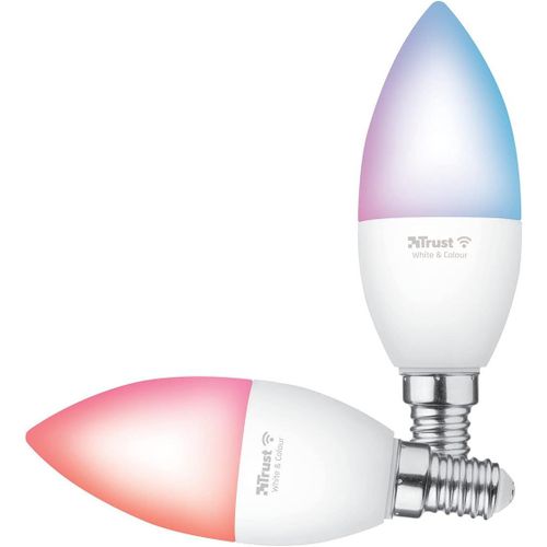 Kal-Wifi E14 Ampoule Connecte, Compatible Avec Alexa Et Google Home, Ampoule Led Couleur, Sans Hub, 2.4ghz Lampe Led, Ampoule Wifi, Ampoule E14 Blanc Et Couleur \U2013 Lot De 2