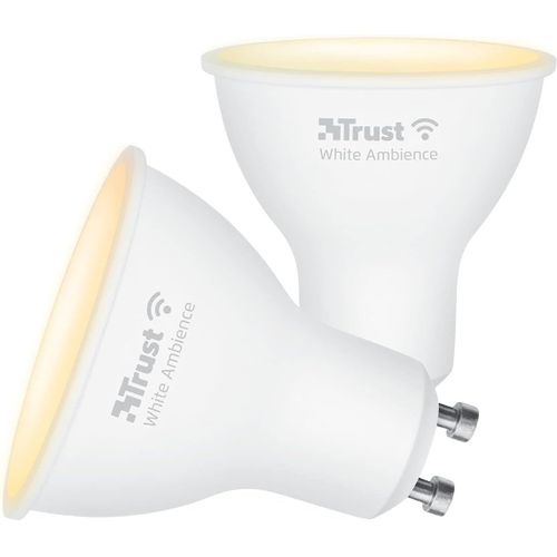 Kal-Wifi Gu10 Ampoule Connecte, Compatible Avec Alexa Et Google Home, Ampoules Led Gu10 Dimmable, Sans Hub, 2.4ghz Lampe Led, Ampoule Wifi, Led Spotlight, Lumire Blanche Chaude  Froide  Lot De 2