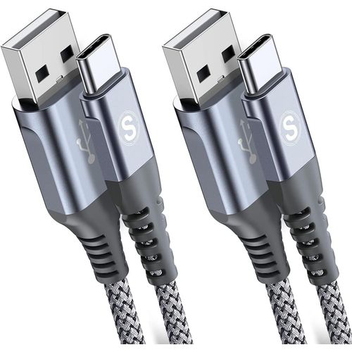 KALANKA-2 Pack USB C Cable 1.5m Nylon Type C Charging Cable for i Phone16&15 Pro Max,Samsung Galaxy S24/S23/S22/S21/S20/S10, so ny Xperia, Huawei P50/P40,Xiaomi,Google Pixel, LG
