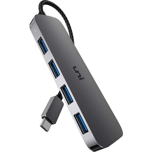 KALANKA-Adaptateur USB C, Hub USB C vers 4 Ports USB 3.0, Hub Multiport USB(Thunderbolt 3),Compatible avec iPhone 15 Plus ProMax,MacBook Pro Air 2023 iMac iPad Pro Air Surface Pro Galaxy S24(18cm)