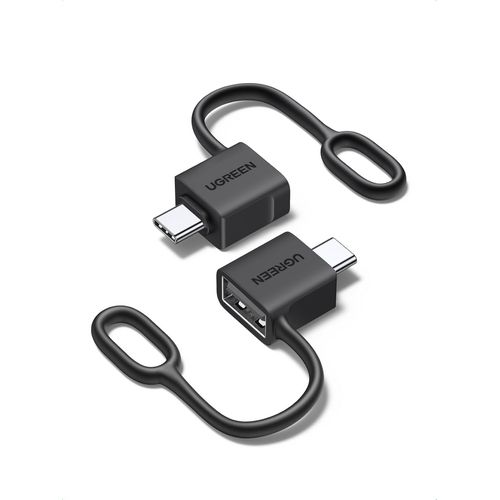 KALANKA-Adaptateur USB C vers USB A 3.2 10Gbps OTG Lot de 2 Type C Mle vers Type A Femelle avec Manchon Anti-Perte Compatible avec iPhone 16 15 Plus Pro Max MacBook Air iMac iPad Galaxy Tab S9 S24