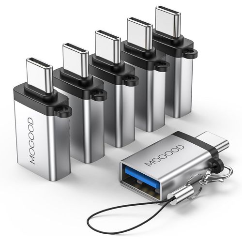 KALANKA-Adaptateur USB C vers USB Adaptateur USB C vers USB Adaptateur USB C mle vers USB 3.0 femelle convertisseur compatible avec les ordinateurs portables, et autres appareils de USB C(Pack de 6,