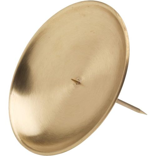 Kalanka-Bougeoir Avec pine 12cm Laiton Dor Mat Couronnes D'anniversaire Couronnes De L'avent 10664