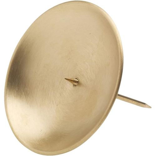 Kalanka-Bougeoir Avec pine 8cm Laiton Mat Brillant Couronnes D'anniversaire Couronnes De L'avent 10662