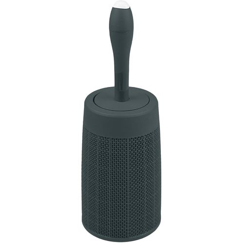 Kalanka-Brosse Wc Ronde En Plastique Imitation Toile De Jute Avec Systme D'injection De Dtergent Interne, Gris Fonc, Taille Unique