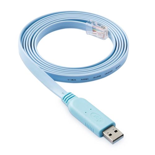 KALANKA-Cble console FTDI et USB vers RJ45 pour configuration de routeurs, switchs et points d'accs rseau - 1,8 m, bleu