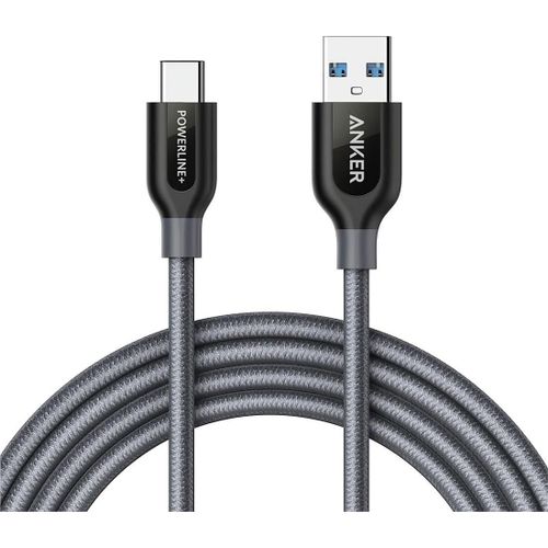 KALANKA-Cble USB C vers USB 3.0 de 180 cm Powerline+ Extra Solide pour Appareils USB Type C (Samsung Galaxy S8/8+/9, Nouveau MacBook, Huawei P10, Google Pixel, Nexus 6P, LG V20 G5 .)
