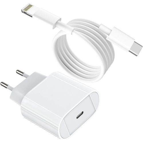 Kalanka-Chargeur Rapide For Iphone - Certifi Mfi - Chargeur For Iphone Pd 20w Avec Cable 6ft Usb C Vers Lightning Chargeur De Type C Pour Iphone 14/14 Plus/14 Pro/14 Pro Max/13/12/11/Se/Ipad,Etc