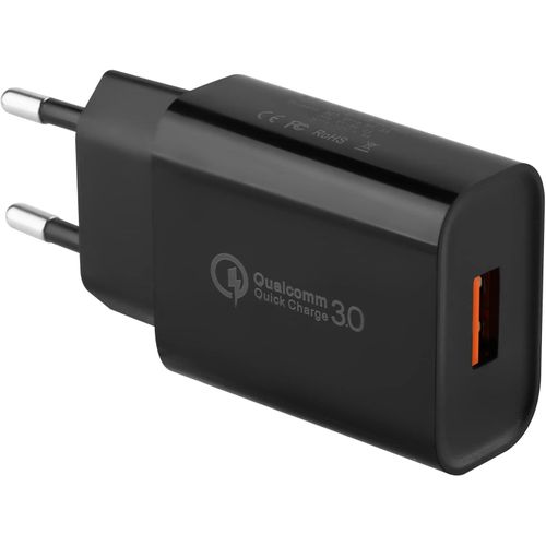 Kalanka-Chargeur Usb Mle, Chargeur 18w Quick Charge 3.0 Chargeur Rapide Chargeur Usb Mle Pour Samsung Galaxy S10 S6 S7 S8 S9 / Edge/Plus/Active, S23 S22 S21 S20 A03 A13 A54 A53 Z Flip3 Z Fold2, Not